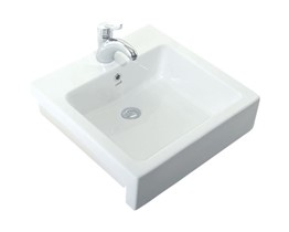 Creavit TP250 Setüstü Çıkmalı Kare Lavabo