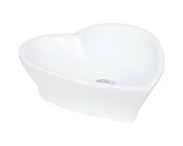 Creavit 45 cm Setüstü Kalp Lavabo